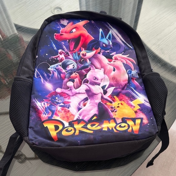 Pokemon Other - Pokemon Black and Multicolor Backpack